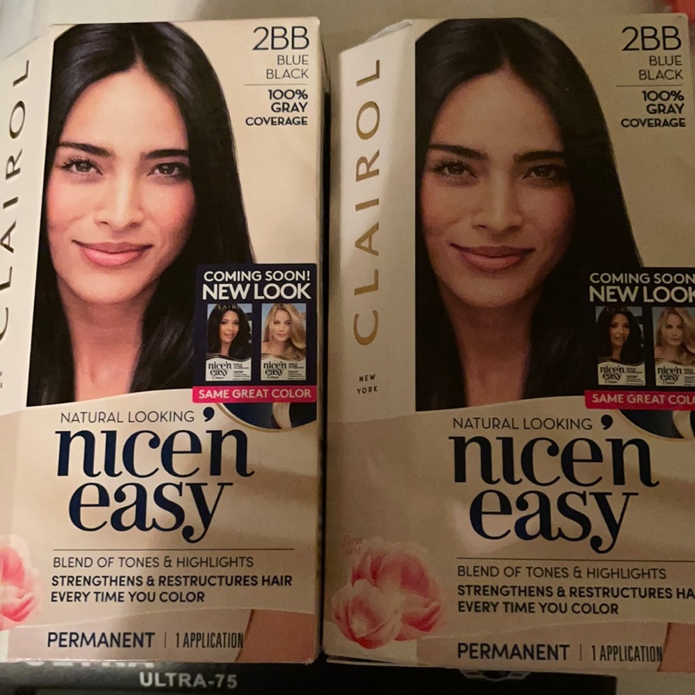 2 Nice N Easy 2BB Blue Black Permanent Hair Dyes